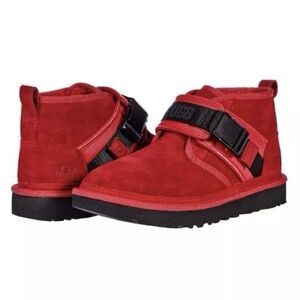UGG Men's Neumel Snapback boot in Samba Red Size 8